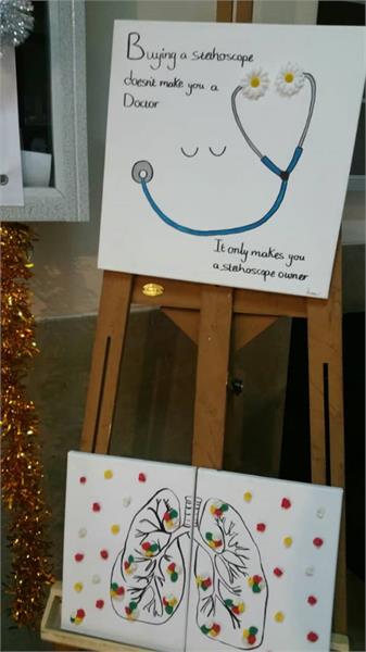 Medical art gallery by international students11